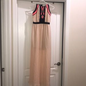 Tribal inspired maxi dress